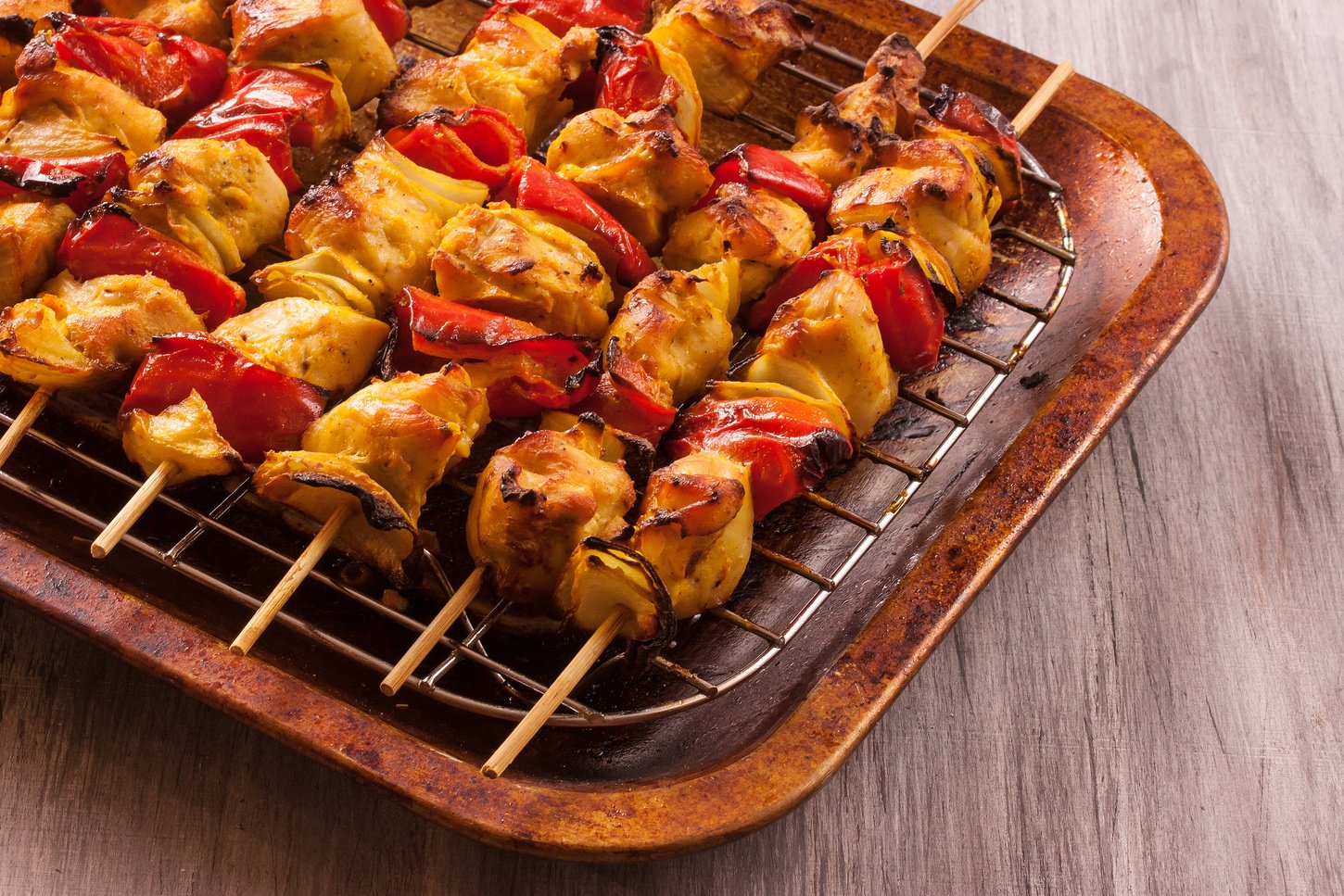 Indian Chicken Tikka Kebabs